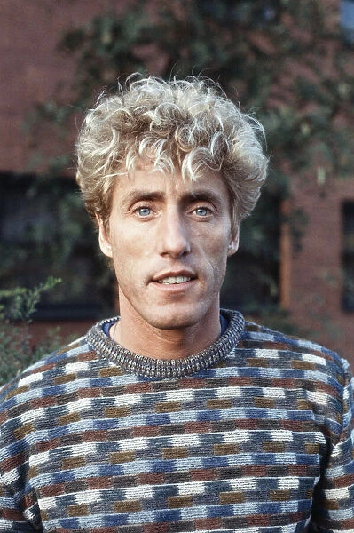 Roger Daltrey, lead singer of The Who rock group, circa 1983