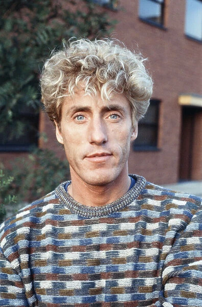 Roger Daltrey, lead singer of The Who rock group, circa 1983