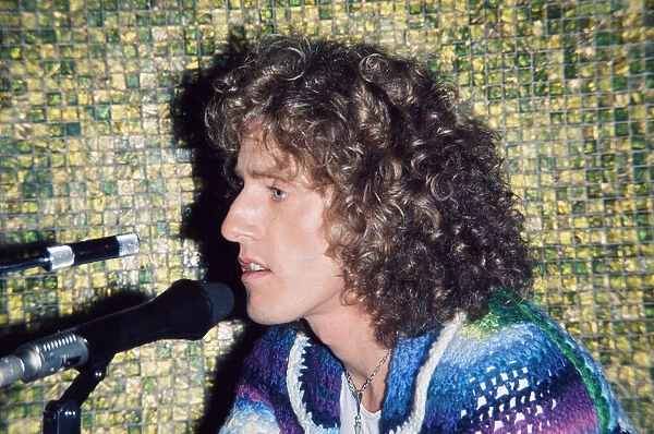 Roger Daltrey, lead singer of The Who rock group, July 1975