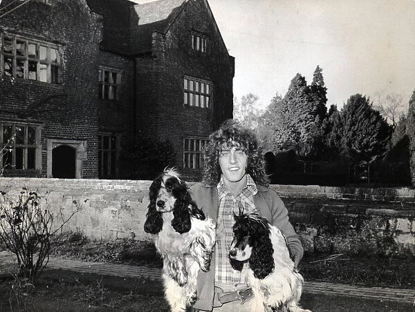Roger Daltrey with Polly and Fred, at Holmshurst Manor his 35 acre East Sussex country