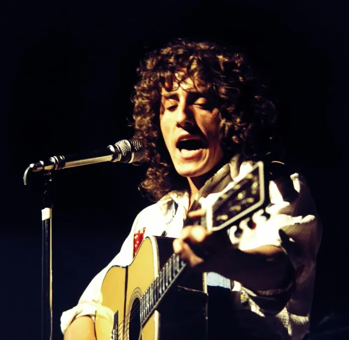 Framed Print : Roger Daltrey - Pop Star seen here during rehearsals for the BBC television Framed Print : Roger Daltrey - Pop Star seen here during rehearsals for the BBC television