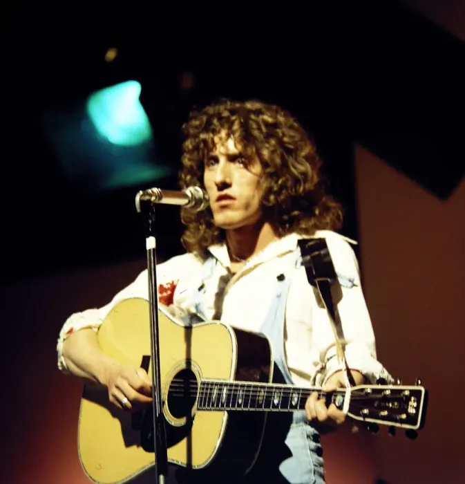 Framed Print : Roger Daltrey - Pop Star seen here during rehearsals for the BBC television Framed Print : Roger Daltrey - Pop Star seen here during rehearsals for the BBC television