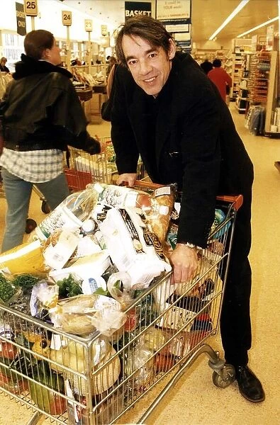 Roger Lloyd Actor doing his food shopping