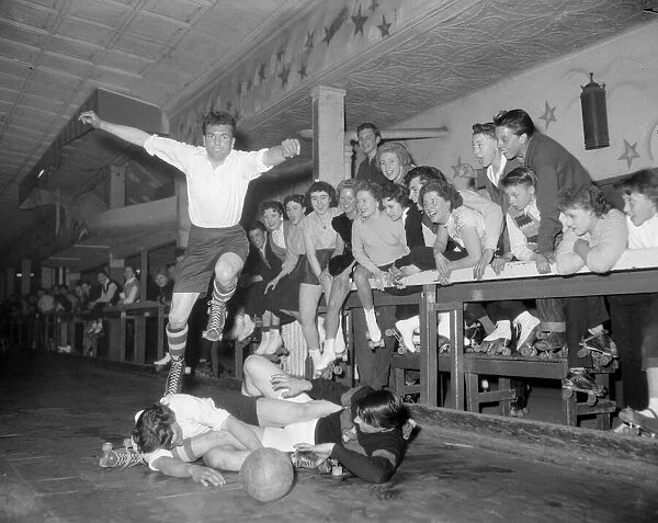 Roller Skating Football, 18th May 1956