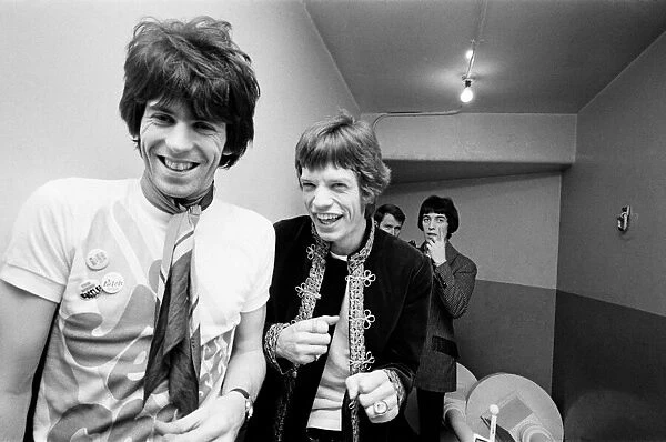 The Rolling Stones: 22nd January 1967 the band appearing on Sunday Night at the London