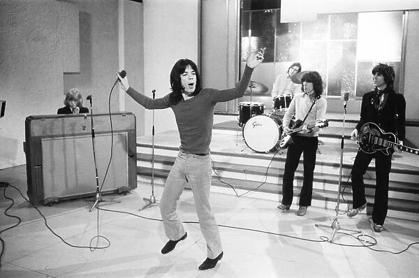 Rolling Stones: 29th November 1968 during rehearsals at the Wembley Park Studios for