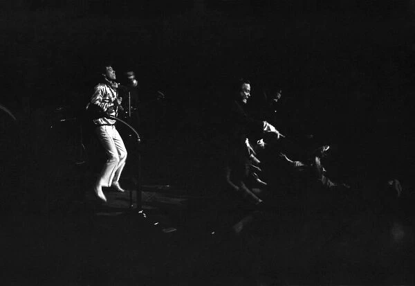 Rolling Stones at Apollo Theatre Manchester. 28 September 1966 during their tour with Ike