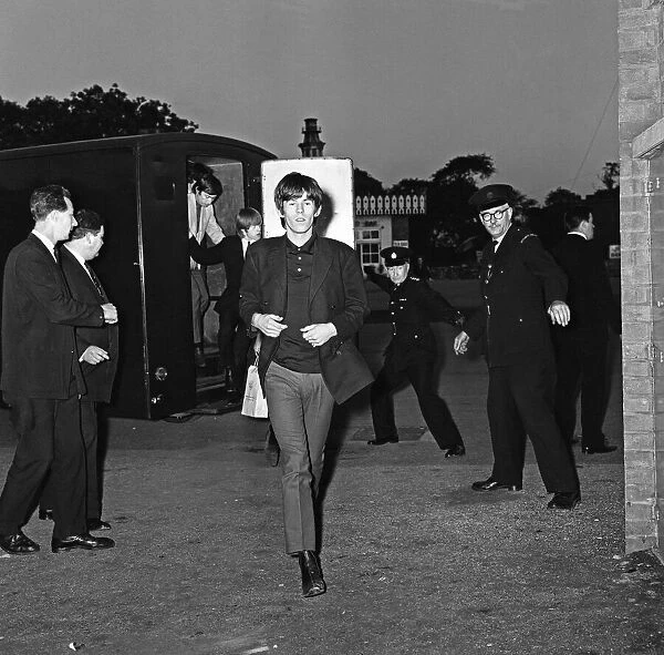 Rolling Stones arriving at the Belle Vue theatre were they will be performing