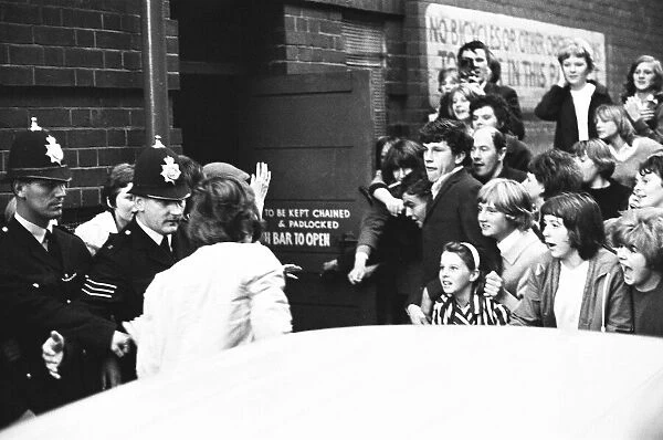 The Rolling Stones arriving at the Gaumont Cinema in Doncaster