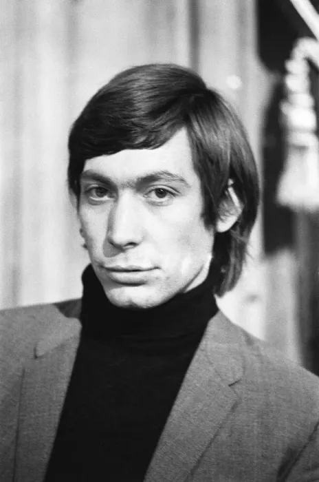 Framed Print : The Rolling Stones band member Charlie Watts at a press conference in the Astor Hotel Framed Print : The Rolling Stones band member Charlie Watts at a press conference in the Astor Hotel