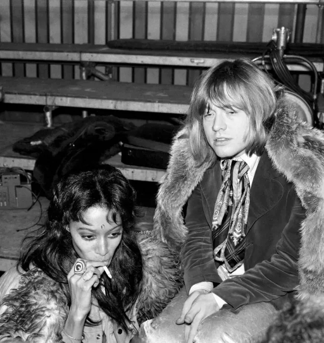 Framed Print : Rolling Stones: Brian Jones at the filming of the Rolling Stones Rock n Framed Print : Rolling Stones: Brian Jones at the filming of the Rolling Stones Rock n
