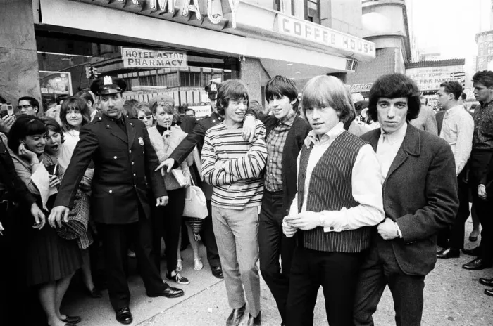 Framed Print : The Rolling Stones on Broadway. l-r Mick Jagger, Keith Richards, Charlie Watts Framed Print : The Rolling Stones on Broadway. l-r Mick Jagger, Keith Richards, Charlie Watts