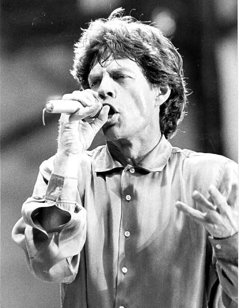 Rolling Stones - Cardiff - 17th July 1990 - Cardiff Arms Park - Mick Jagger