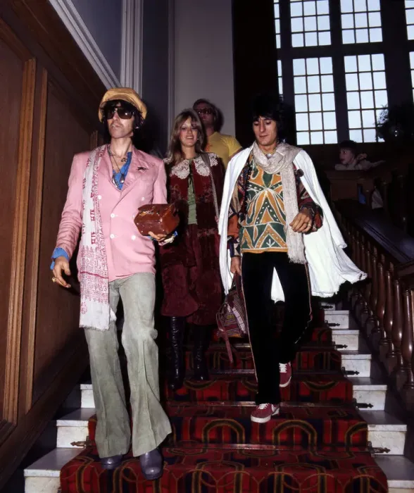 Framed Print : Rolling Stones Central Hotel Glasgow. Keith Richard in pink leads Stones new Framed Print : Rolling Stones Central Hotel Glasgow. Keith Richard in pink leads Stones new