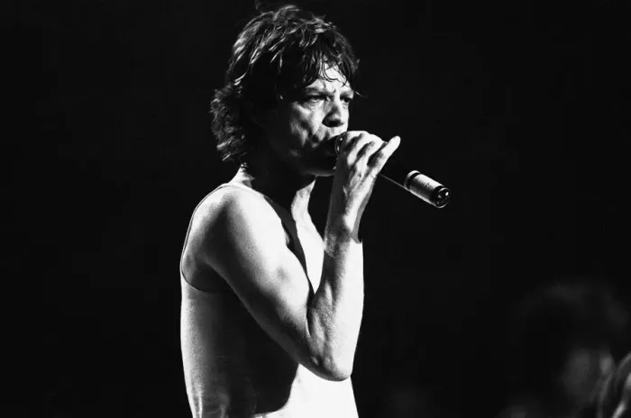 Framed Print : The Rolling Stones in concert at the Capital Theatre Aberdeen