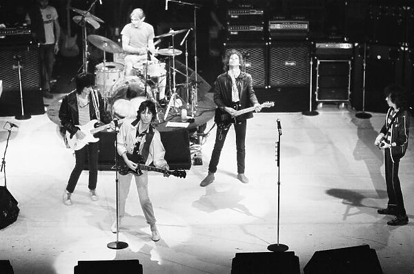 The Rolling Stones in concert at the Capital Theatre in Aberdeen, Scotland