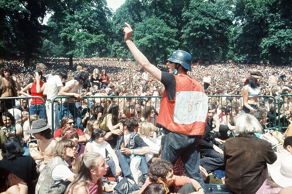 Rolling Stones concert in Hyde Park. 5th July 1969