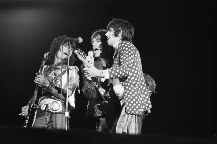 Framed Print : Rolling Stones in concert at Knebworth House, Hertfordshire
