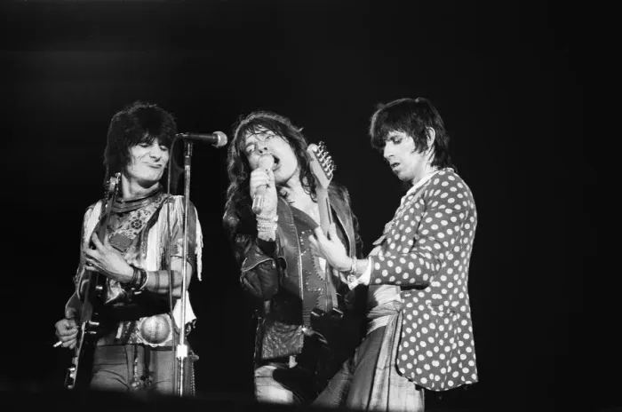 Framed Print : Rolling Stones in concert at Knebworth House, Hertfordshire