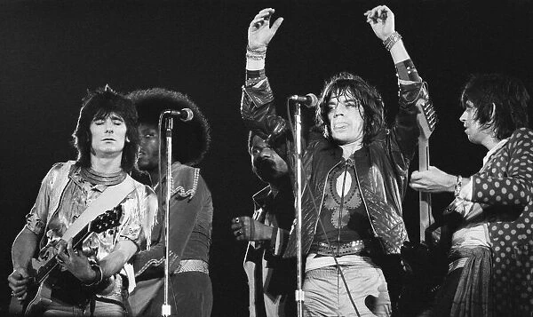 Rolling Stones concert at Knebworth House in Hertfordshire. 22nd August 1976