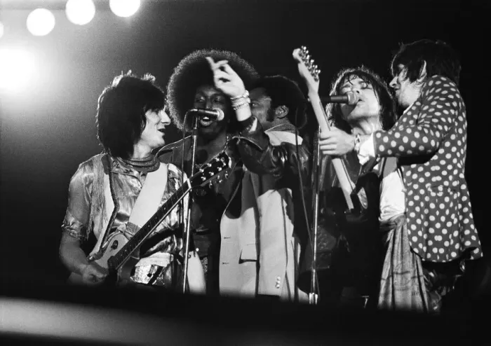 Framed Print : Rolling Stones in concert at Knebworth House, Hertfordshire. 22nd August 1976