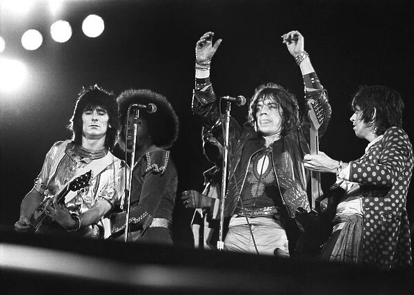 Rolling Stones in concert at Knebworth House, Hertfordshire. 22nd August 1976