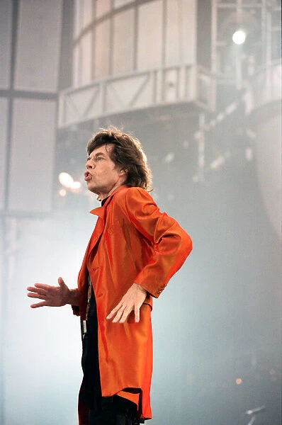 Rolling Stones in concert at Wembley Stadium. 11th July 1995