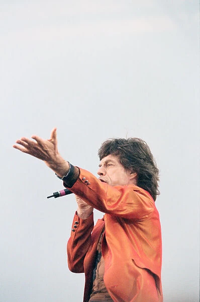 Rolling Stones in concert at Wembley Stadium. (Picture
