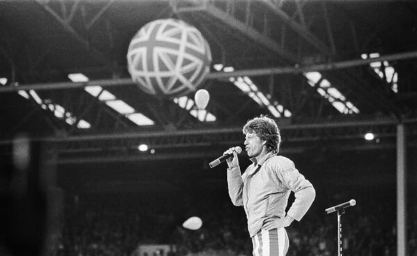 The Rolling Stones European Tour 1982. Wembley Stadium. Mick Jagger