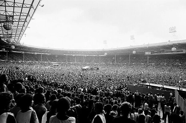 The Rolling Stones European Tour 1982. Wembley Stadium. 26th June 1982