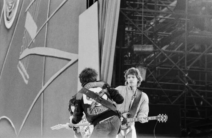 Framed Print : The Rolling Stones European Tour 1982. Wembley Stadium