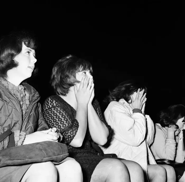 Framed Print : The Rolling Stones: fans at the ABC Cinema Chester while on tour with Inez & Charlie Foxx Framed Print : The Rolling Stones: fans at the ABC Cinema Chester while on tour with Inez & Charlie Foxx