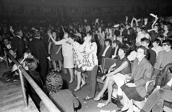 Rolling Stones fans at Royal Albert Hall, London. 23 September 1966 during their tour