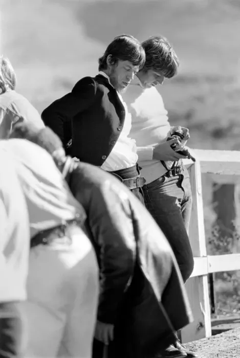 Framed Print : Rolling Stones: Filming Ned Kelly in Australia. Mick Jagger Framed Print : Rolling Stones: Filming Ned Kelly in Australia. Mick Jagger