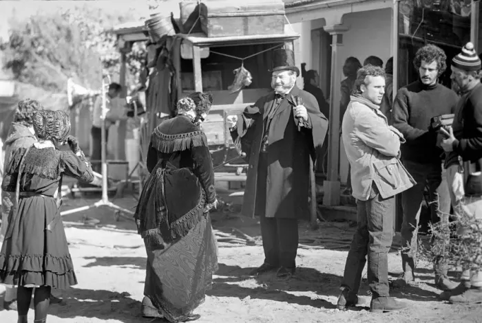 Framed Print : Rolling Stones: Filming Ned Kelly in Australia. Mick Jagger