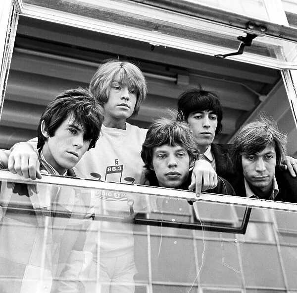 The Rolling Stones at Granada T. V Studios in Manchester