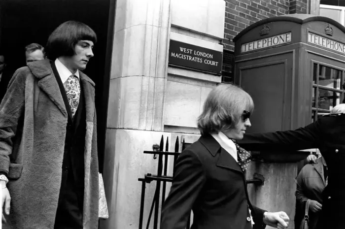 Framed Print : Rolling Stones Guitarist Brian Jones appeared with Prince Stanilas Klossowski de Rowla