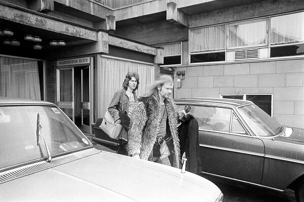 Rolling Stones: Jim Price (trumpet player) at their hotel in Newcastle upon Tyne
