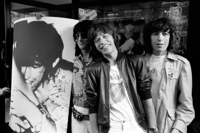 Framed Print : The Rolling Stones without Keith Richard launched their new record Framed Print : The Rolling Stones without Keith Richard launched their new record