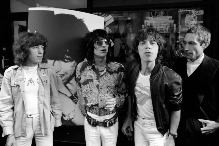 Framed Print : The Rolling Stones without Keith Richard launched their new record Framed Print : The Rolling Stones without Keith Richard launched their new record