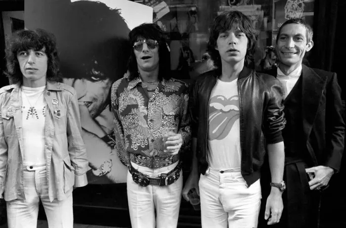 Framed Print : The Rolling Stones without Keith Richard launched their new record Framed Print : The Rolling Stones without Keith Richard launched their new record