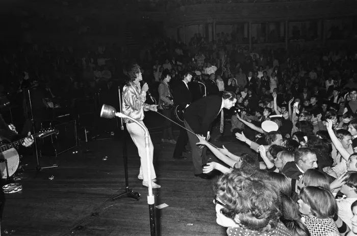 Framed Print : Rolling Stones kick off their UK tour with a concert at the Royal Albert Hall
