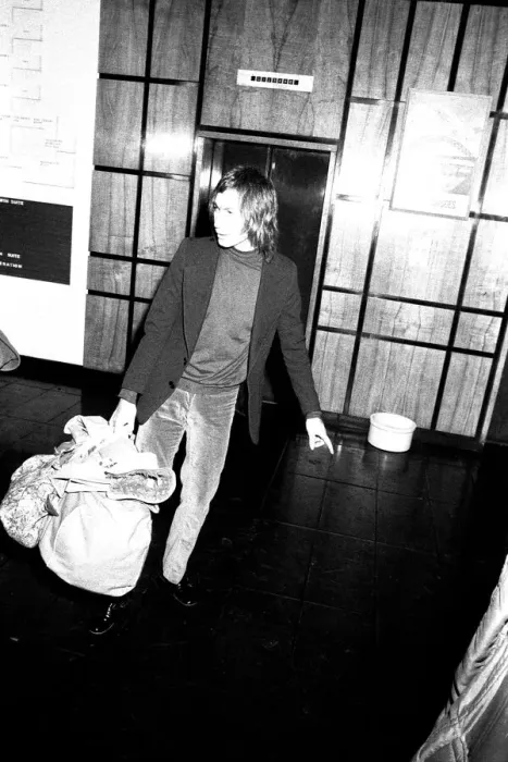 Framed Print : The Rolling Stones leaving a Newcastle Hotel 5th March 1971 after performing at the City