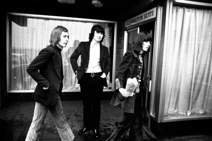 Framed Print : The Rolling Stones leaving a Newcastle Hotel 5th March 1971 after performing at the City Framed Print : The Rolling Stones leaving a Newcastle Hotel 5th March 1971 after performing at the City