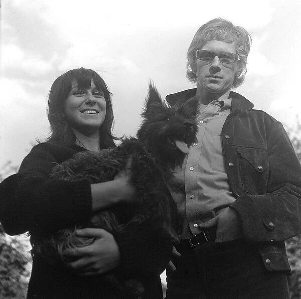 Rolling Stones Manager Andrew Loog Oldham with his wife Sheila September 1964