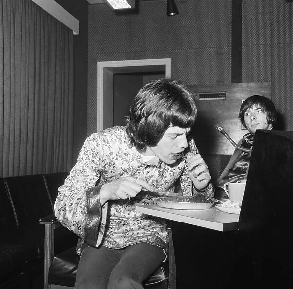 Rolling Stones meet at the Olympic Studios in Barnes, London to cut a couple of tracks