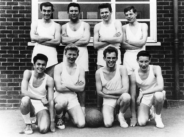 Rolling Stones: Mick Jagger aged 17, pictured as captain of the school basketball team