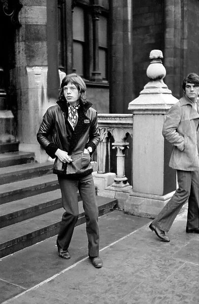 Rolling Stones: Mick Jagger at the law courts to hear the appeal Brian Jones