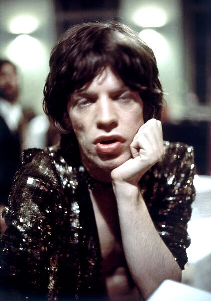 Rolling Stones: Mick Jagger at Leeds University. 13th March 1971