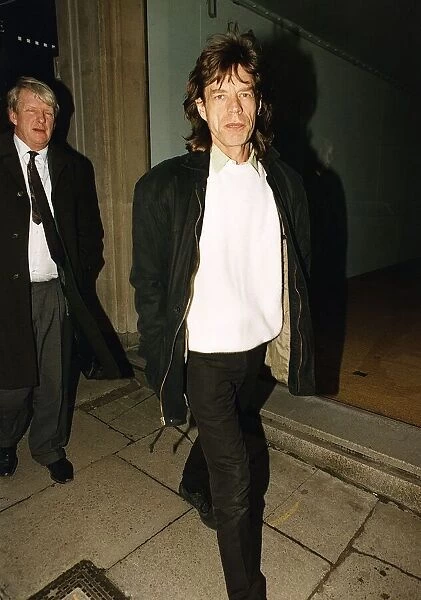 Rolling stones: Mick Jagger in March 1993